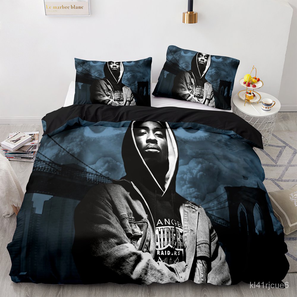 2Pac Bedding Set Single Twin Full Queen King Size Makaveli Bed Set