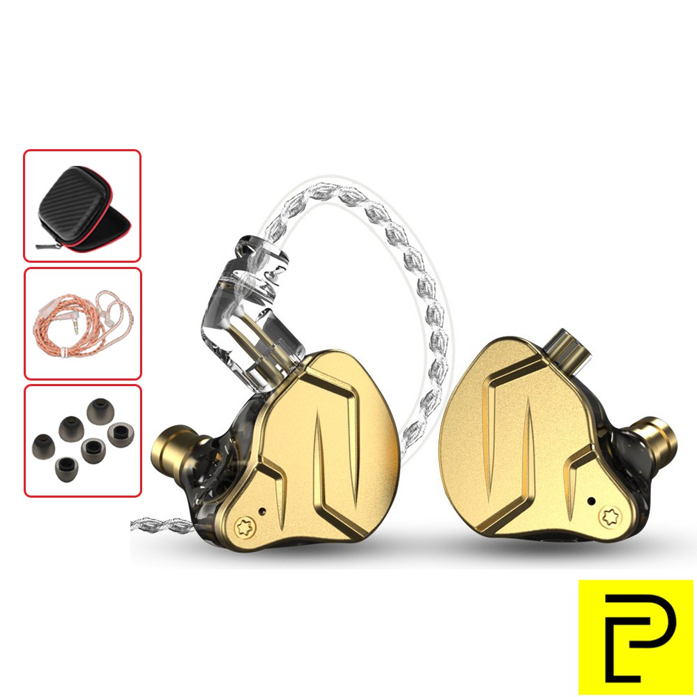 KZ ZSN PROX Earphone 1BA+1DD Hybrid Double Dynamic New