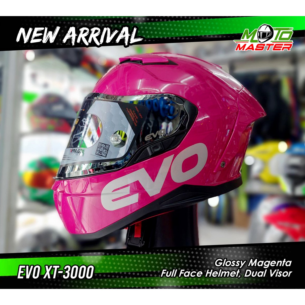 EVO XT3000 Full Face Helmet Dual Visor Shopee Philippines