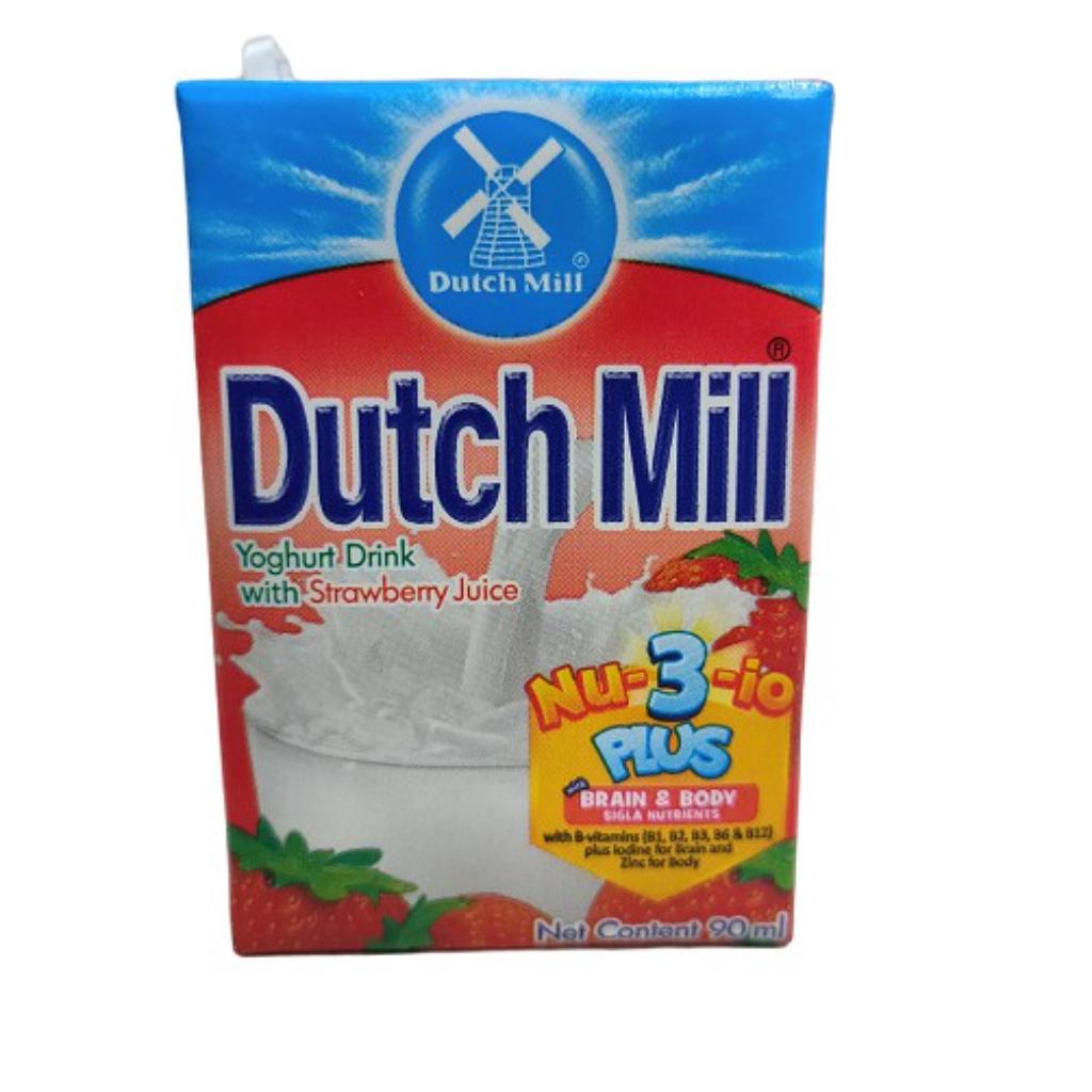 Dutch Mill Yoghurt Drink Strawberry 90ml x 6 Shopee Philippines