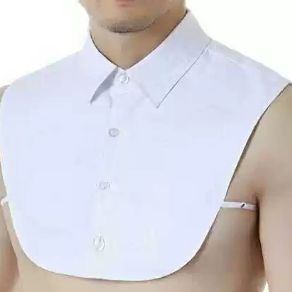 Men Clothes Fake Collar AllMatch Autumn And Winter Business Shirt