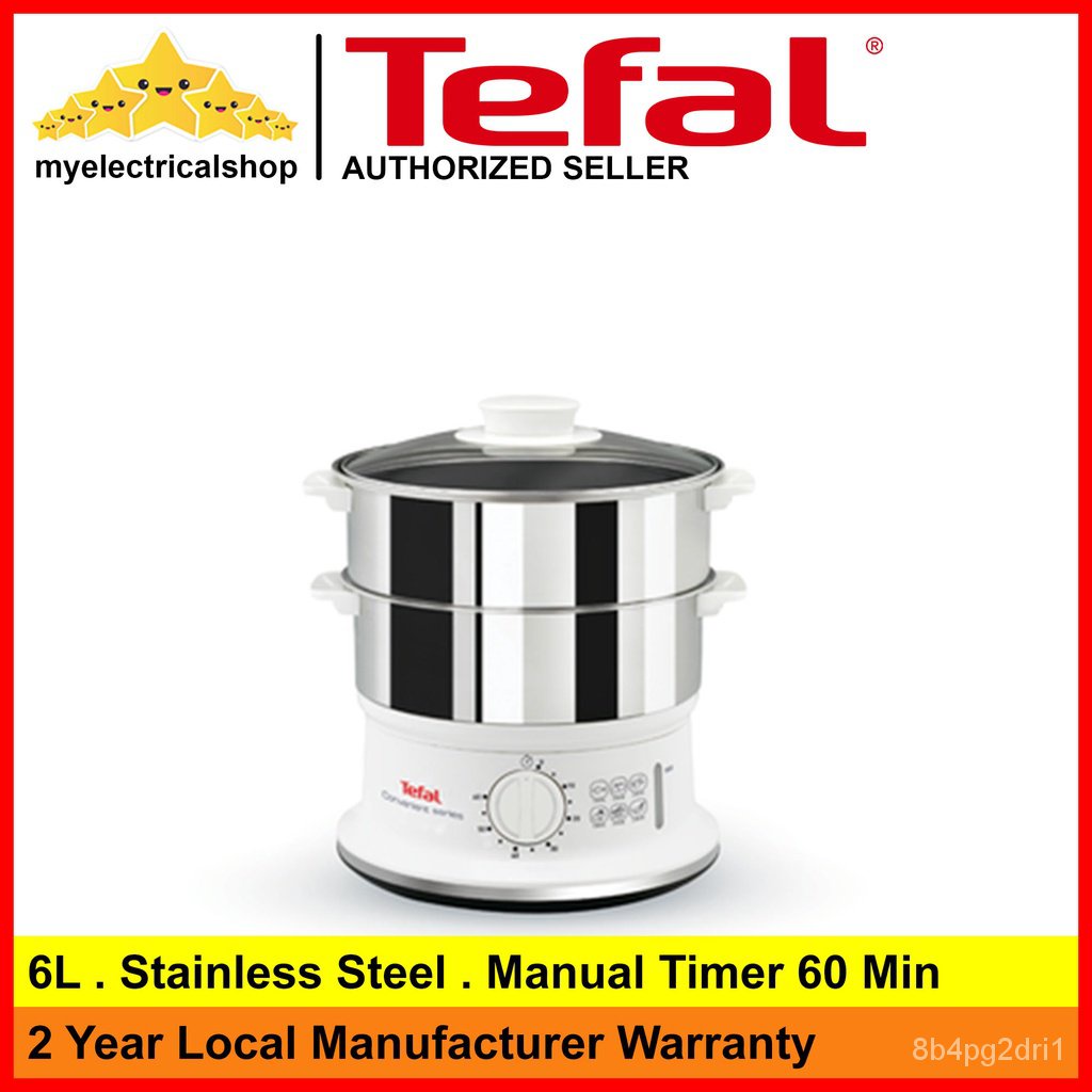 Tefal Food Steamer VC1451 / TEFVC1451 / VC145140 (6L) Convenient