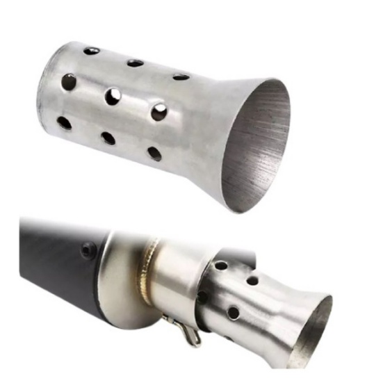 ASTRONT Universal Stainless Steel 51mm Exhaust Pipe Muffler DB Killer Silencer For Noise