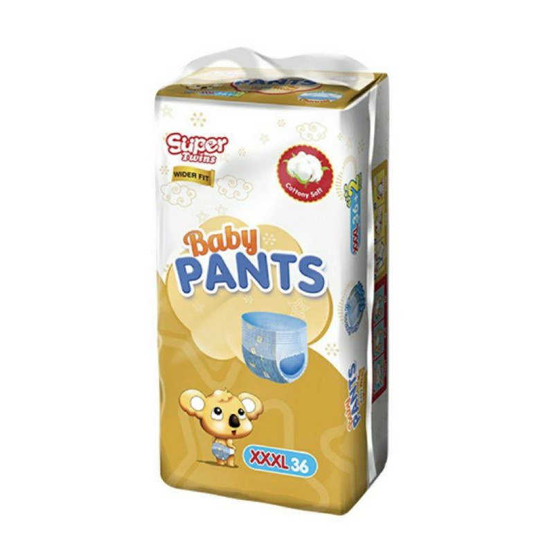 2021 xxxl diaper (Super twins pants 38pcs) Shopee Philippines