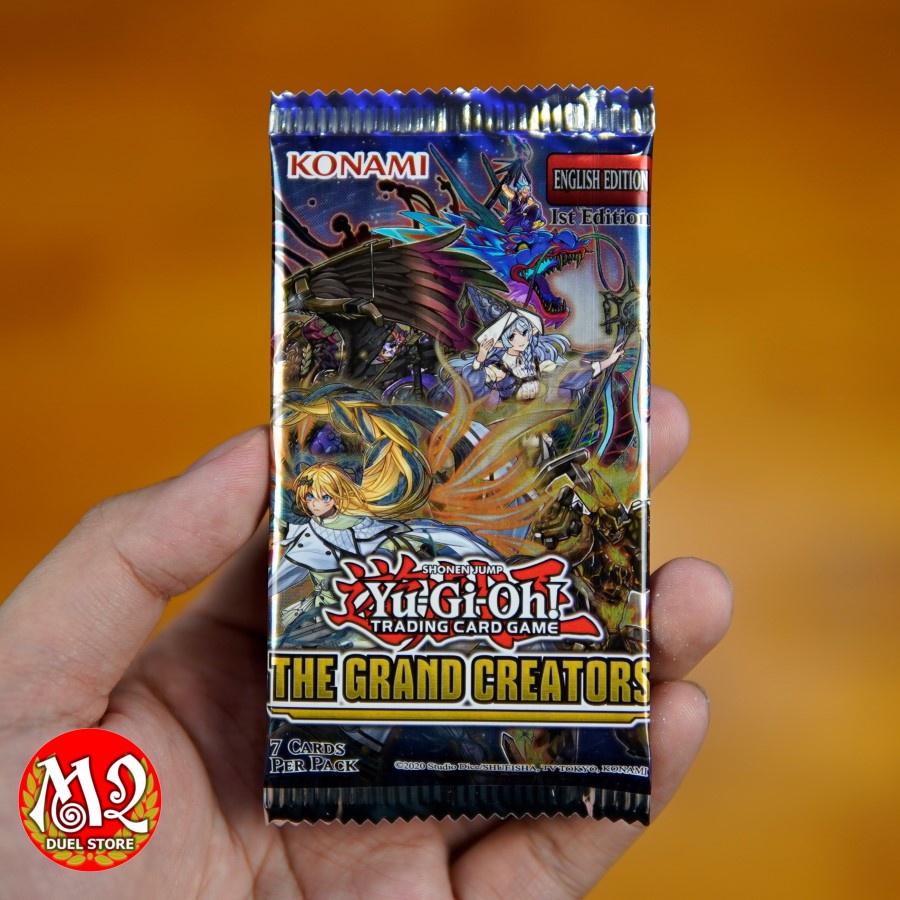 Yugioh The Grand Creators Card Package Yugioh Booster Pack 1st Edition 07 Cards Imported