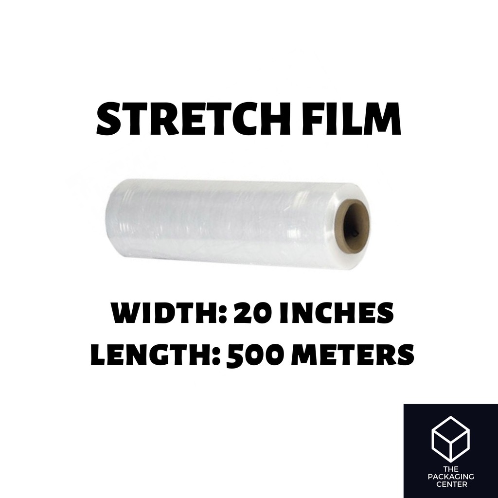 Stretch Film 500mm x 500m / 250mm x 500m Cling Wrap Jack Wrap Plastic