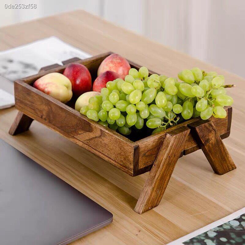 Fruit tray with legs, pots, fruit trays, baskets, storage trays, teak
