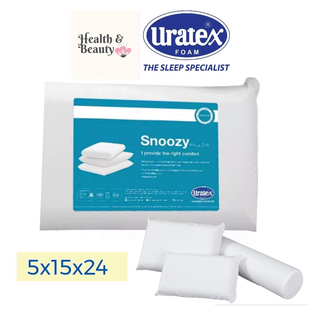 Uratex Snoozy Pillow 5 x15 x24 Shopee Philippines