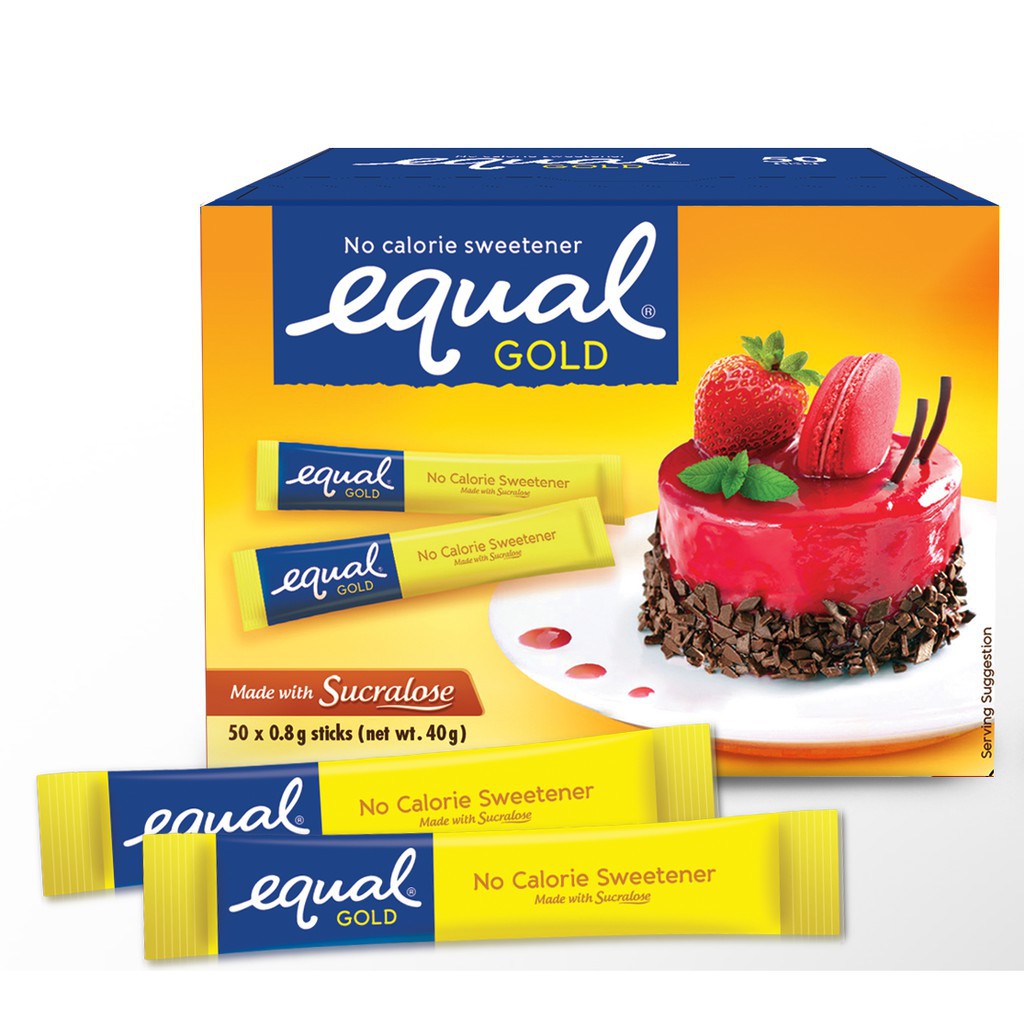Equal Gold No Calorie Sweetener (Repacked 50 Sticks) Shopee Philippines