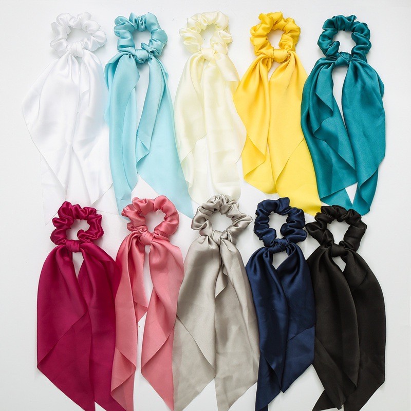 【READY STOCK】Fashion Retro Pendant Hair Band Ribbon Band Elastic Hair