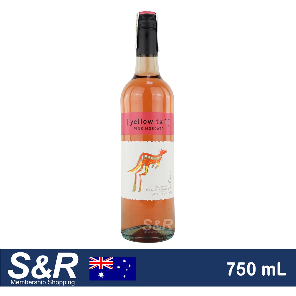 Yellow Tail Pink Moscato Rose Wine 750mL Shopee Philippines