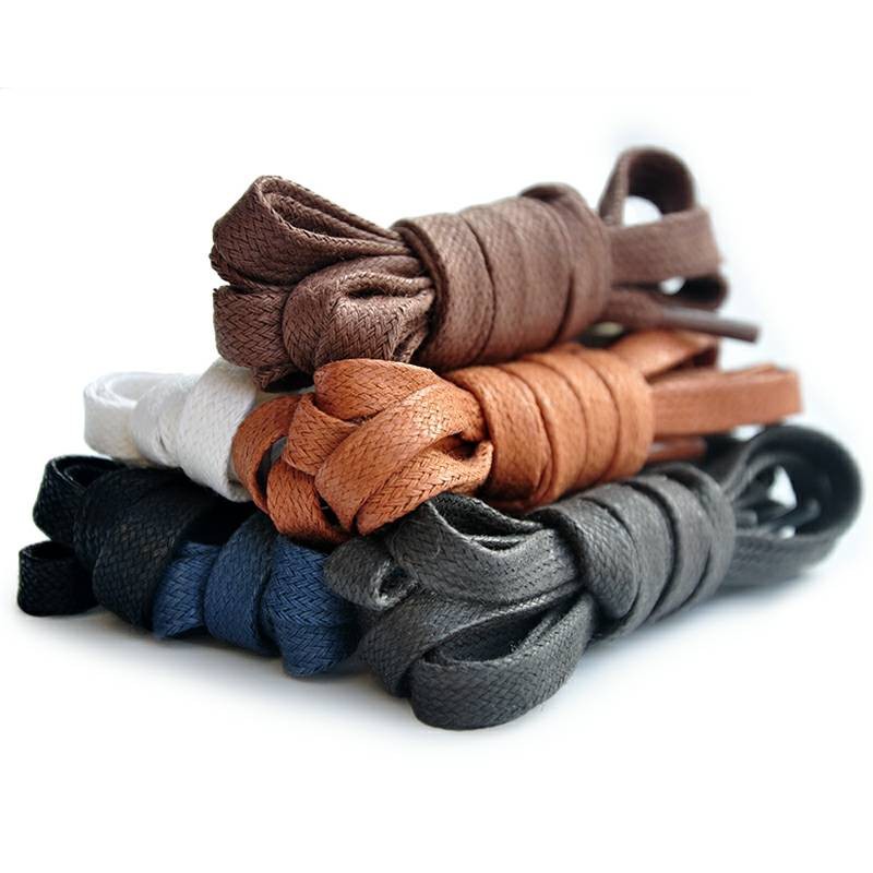 (A Pair) 140CM Flat Waxed Laces for Shoes Shopee Philippines