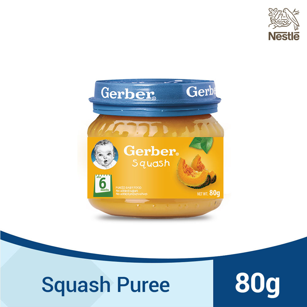 GERBER Squash Puree Baby Food 80g Shopee Philippines