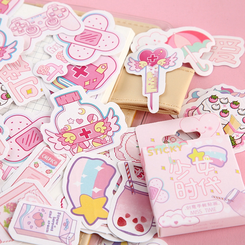 Girl Generation Series Cute Boxed Kawaii Stickers Planner Scrapbooking