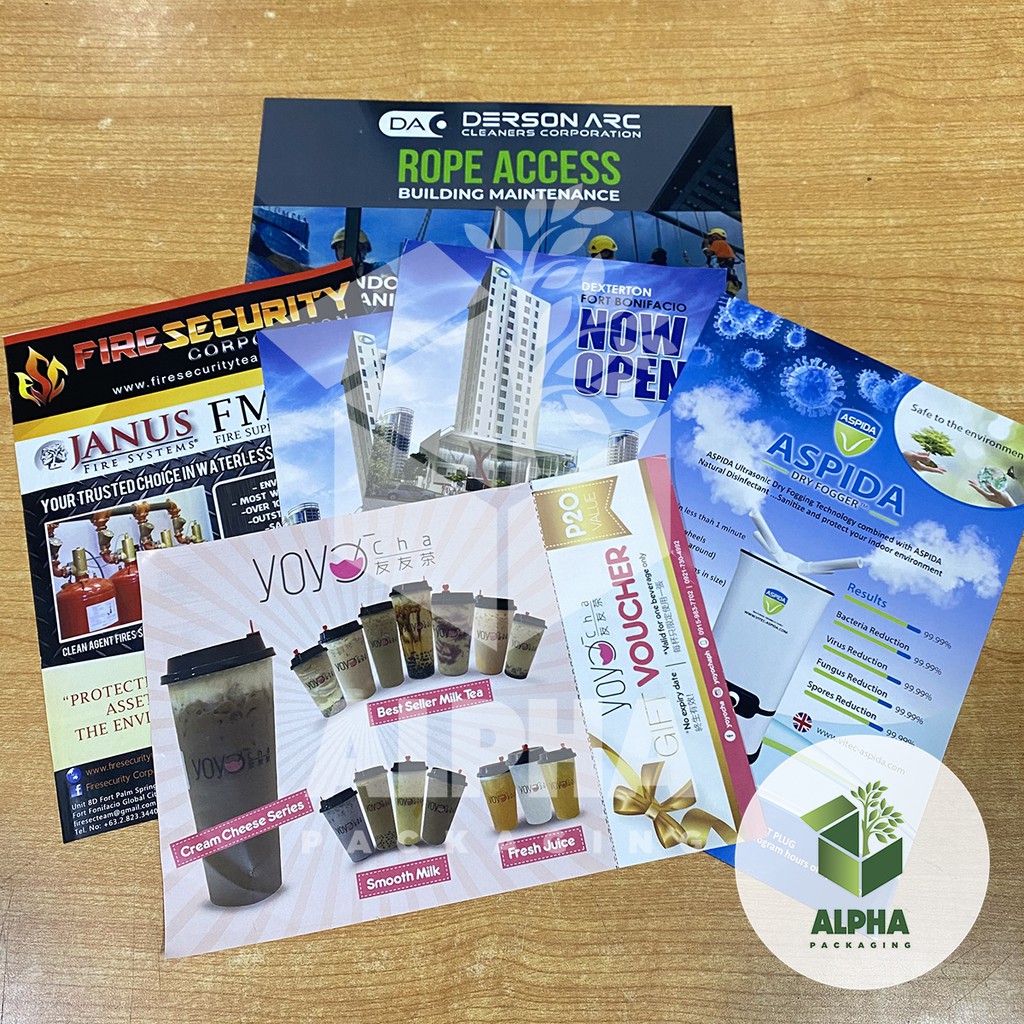 C2S Flyer Printing for Business (4 x 8.5 inches) Shopee Philippines