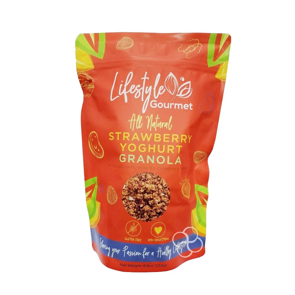 Lifestyle Gourmet Strawberry Yogurt Granola 250g Shopee Philippines