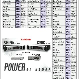 PLATINUM Reyna 2 3c Karaoke Disc Volume 81 Update Songlist | Shopee