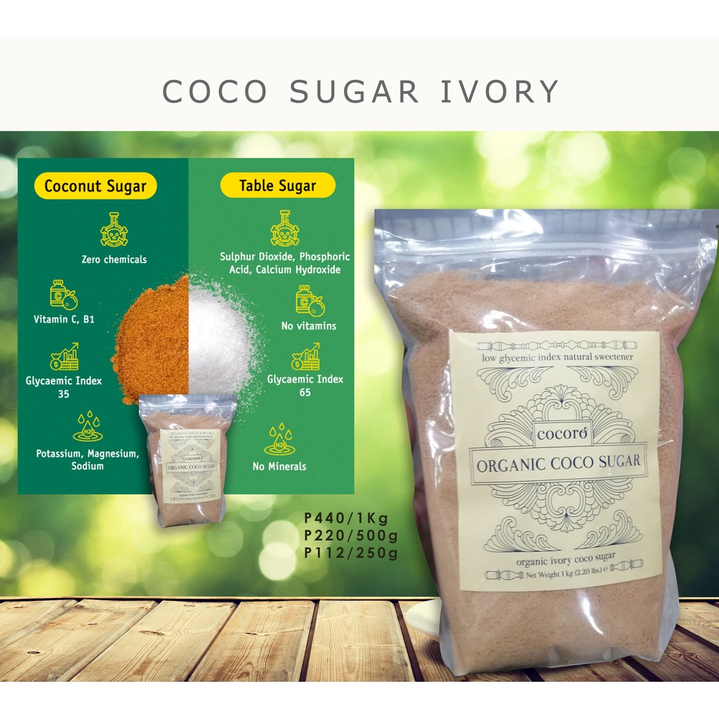 Organic Coco Sugar (1Kilogram) Shopee Philippines
