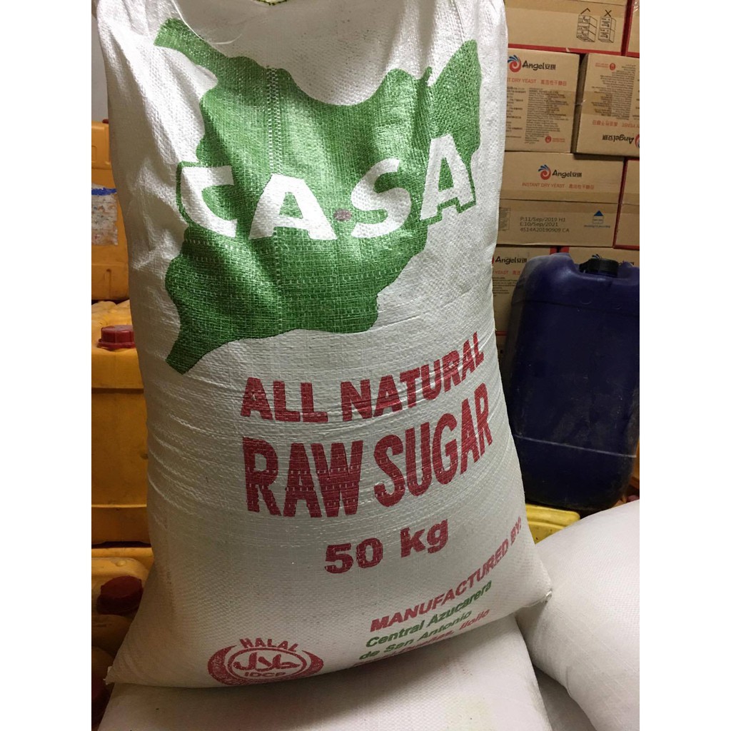 50kg CASA Washed Raw Brown Sugar (Whole Sack) Shopee Philippines