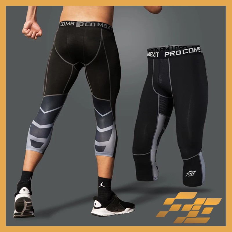 Mens Basketball Leggings 3/4 Sports For Unisex FE8003 Shopee Philippines