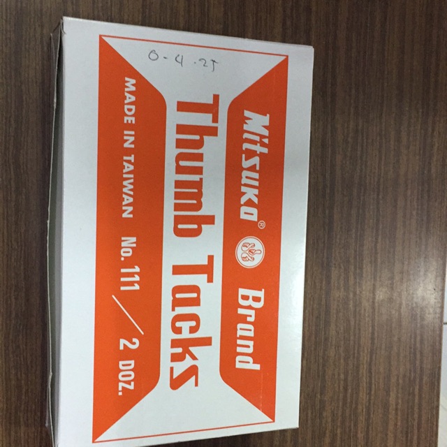 mitsuko thumb tacks 24 small box Shopee Philippines