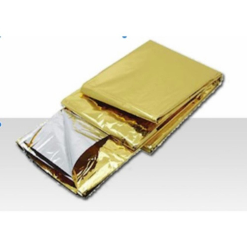 Emergency Blanket Thermal Mylar 3Pcs. Shopee Philippines