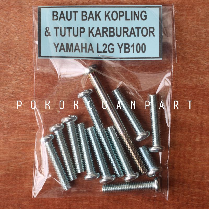 Yamaha YB100 L2 L2G L2S L2DX Carburetor Bolt 048411213218BB04 for Motor