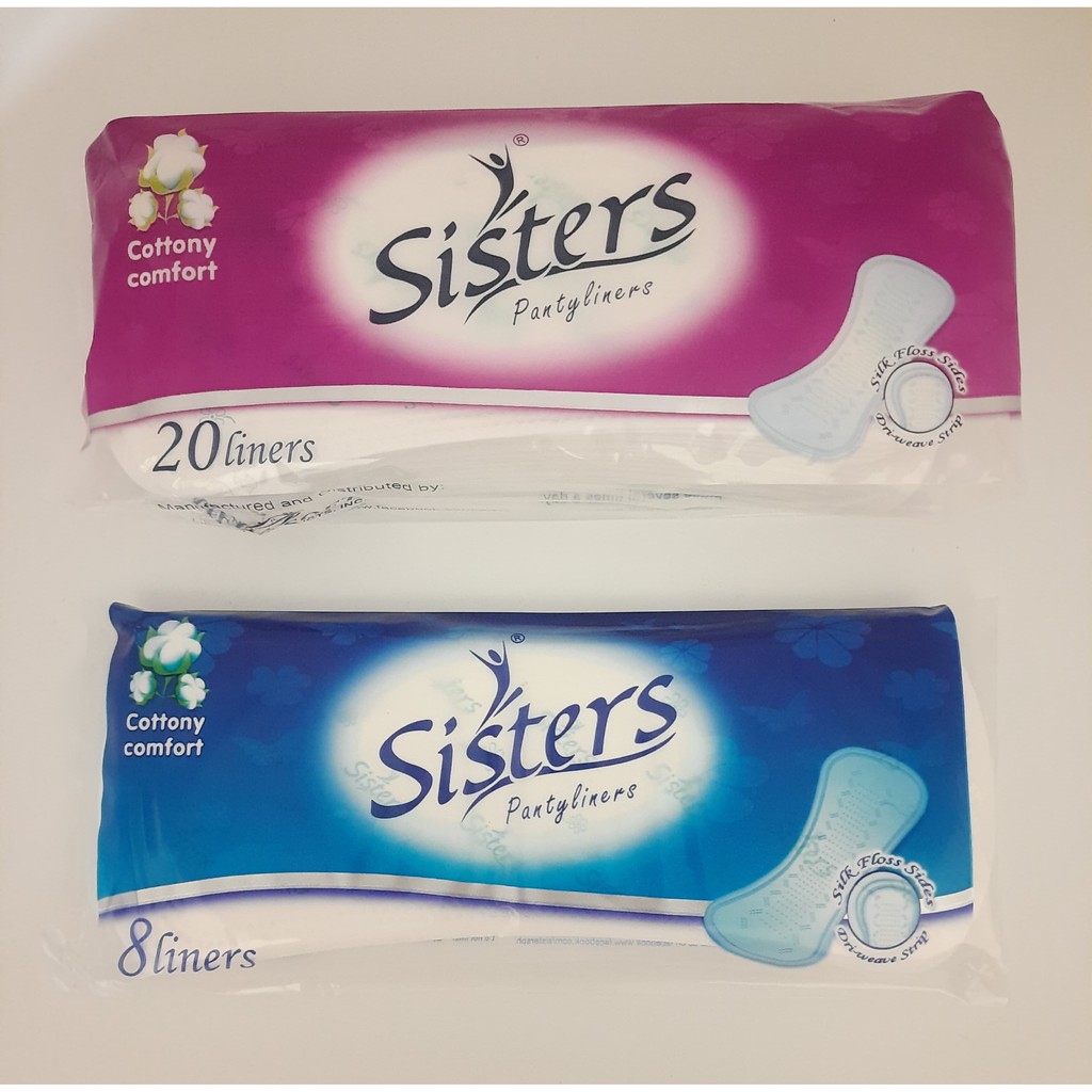 Sisters Panty Liner (8s and 20s) Shopee Philippines