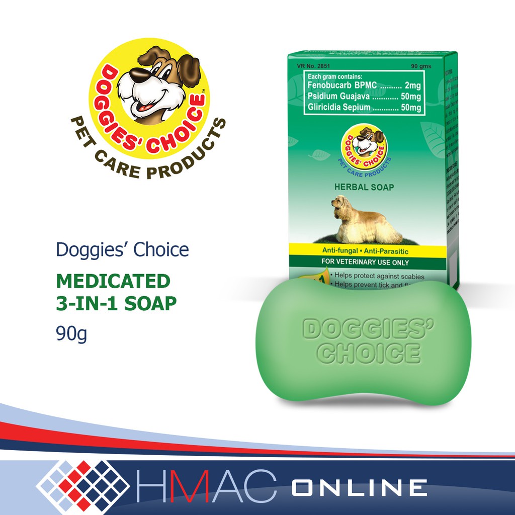 Doggies' Choice 3 in 1 Herbal Medicated Soap 90g Shopee Philippines