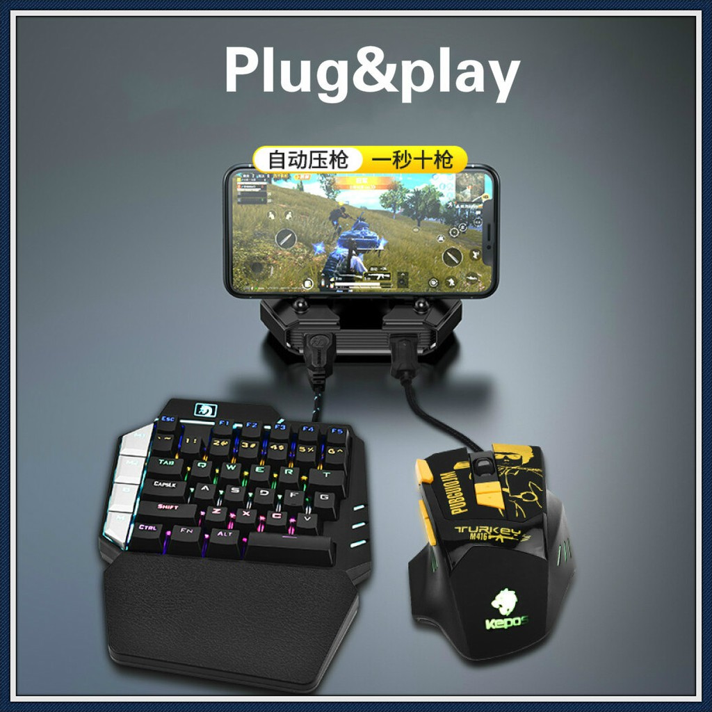 【Converter+keyboard+mouse+mousepad】 PUBG Converter Mobile