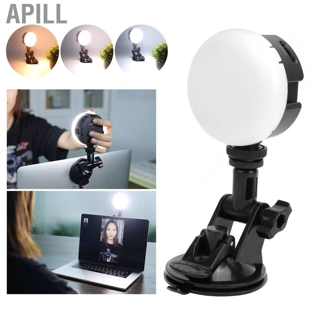 Apill VIJIM VL69 Conference Lighting Kit Computer Video Fill Light with Suction Cup Holder ECaj