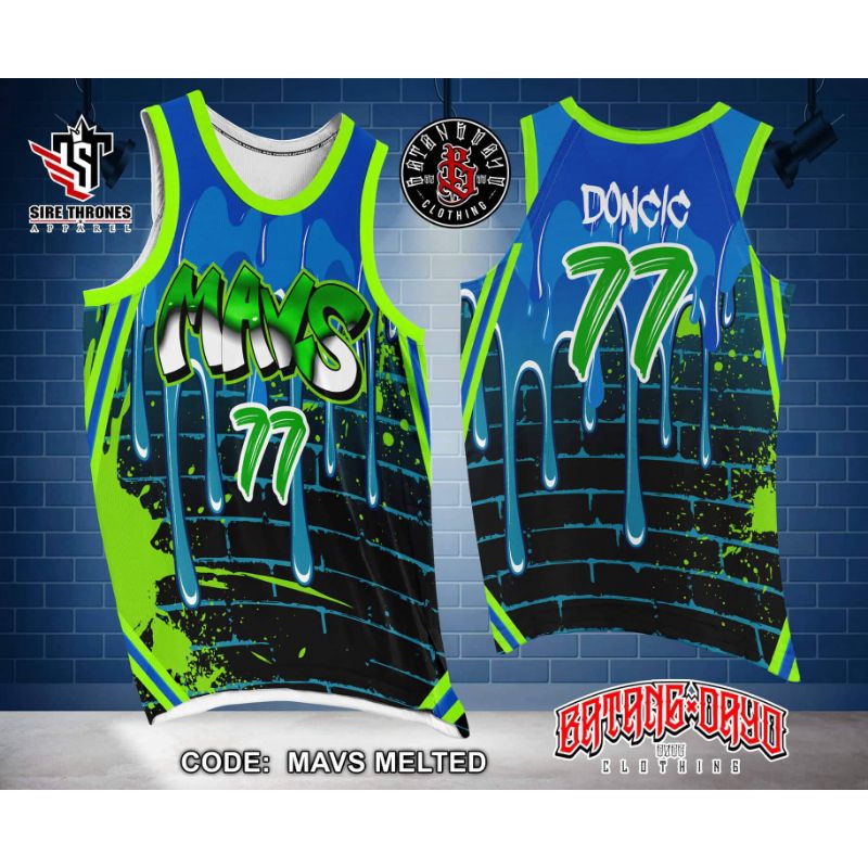UNIQUE MAVS MELTED JERSEY INSPIRED FULL SUBLIMATION PRINT Shopee