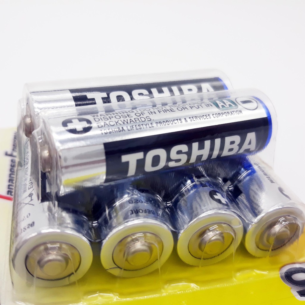 Toshiba Alkaline Battery AA OR AAA 1.5V LR6 4+2 Set 6pcs OR Type C OR