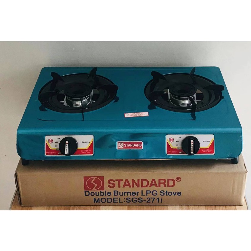 STANDARD DOUBLE GAS STOVE SGS271i Slim type LPG stove Shopee Philippines
