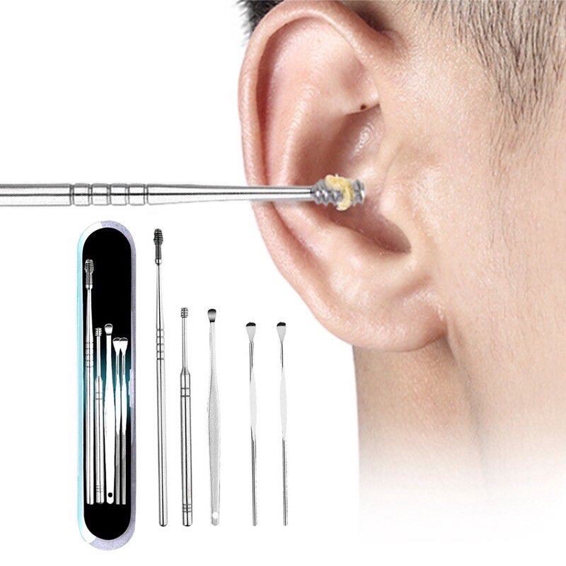 5PCS New Stainless Steel Ear Cleaner Home Multifunction Shopee