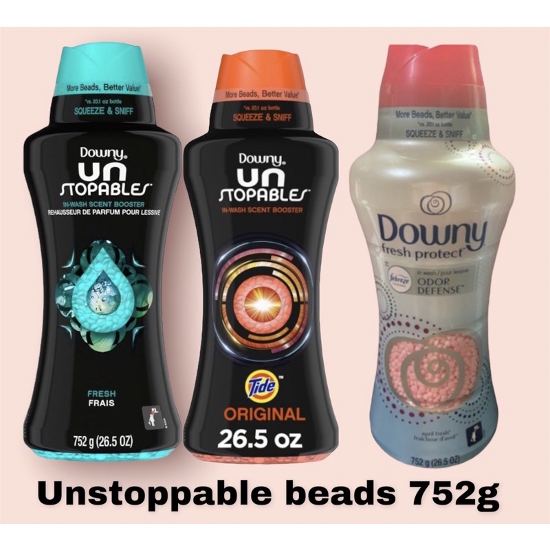 Downy Unstopables Laundry Scent Booster Beads for Washer, Fresh Scent