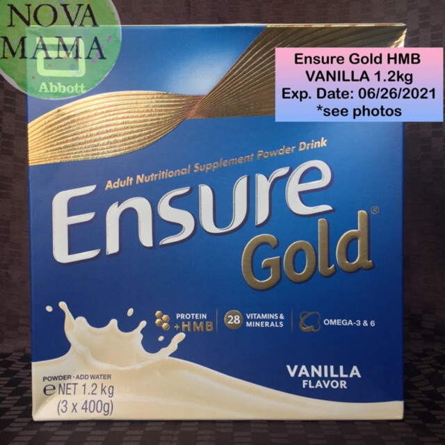 Ensure Gold Vanilla HMB 1.2kg Shopee Philippines