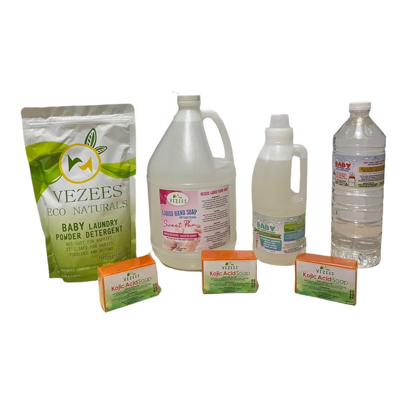 VEZEES ECO NATURALS BABY LAUNDRY POWDER DETERGENT 1 Kilo with Free 1
