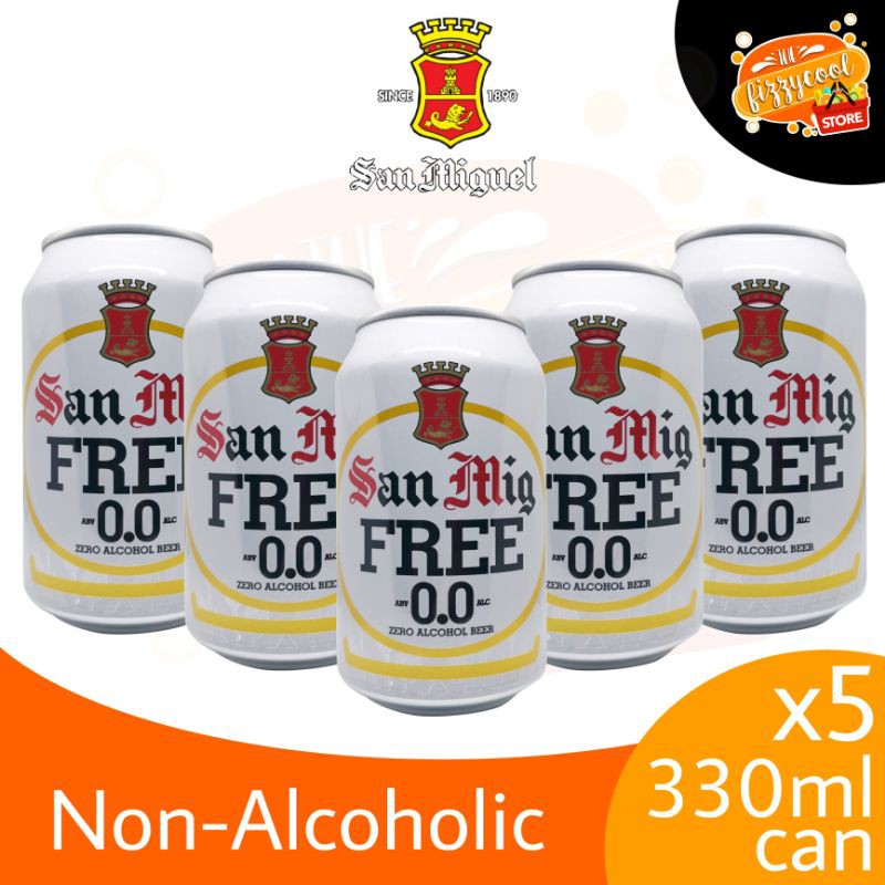 San Mig Free 0,0 (NonAlcoholic) Zero Alcohol Beer (Set