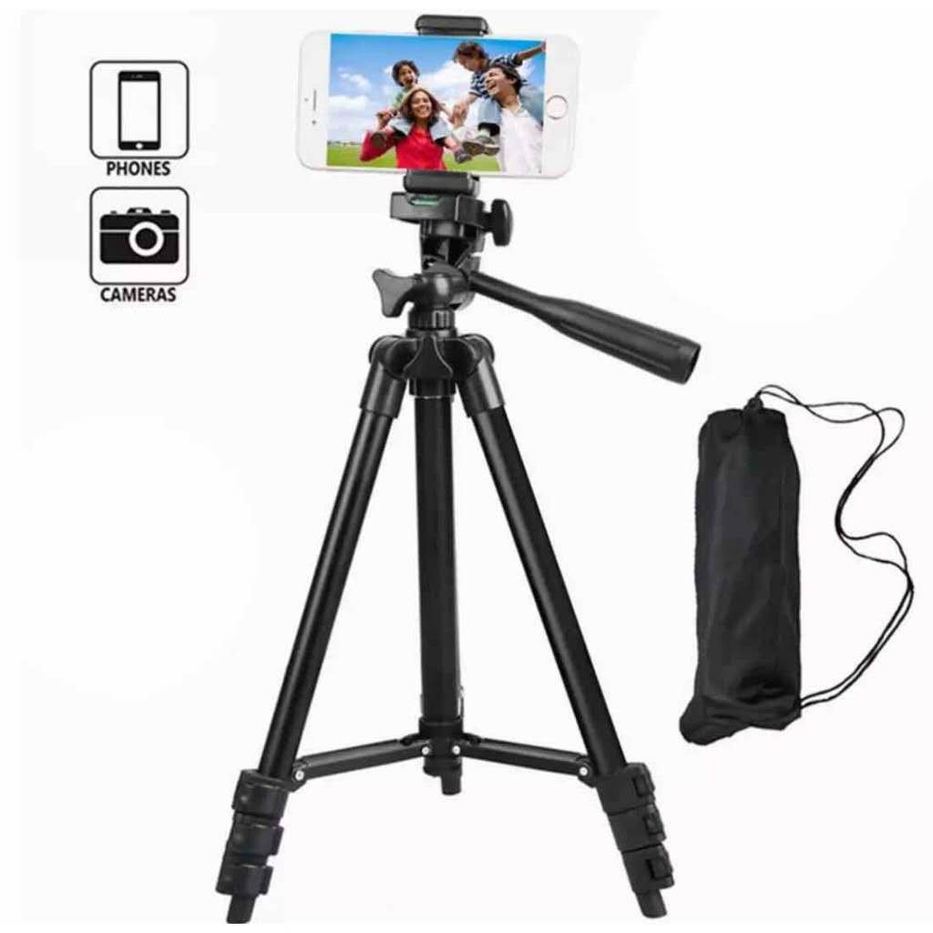 100 Original Smilee 3120 Cellphone Tripod Camera Tripod With Free Phone Holder Shopee Philippines