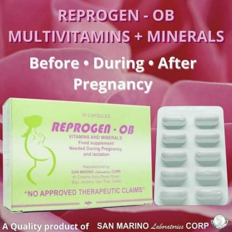 ReproOB Multivitamins for pregnant and lactating mom 1box Shopee Philippines