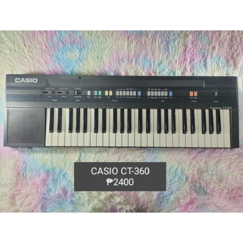 CASIO CT-360, CASIO PIANO KEYBOARD, 2NDHAND PIANO | Shopee Philippines