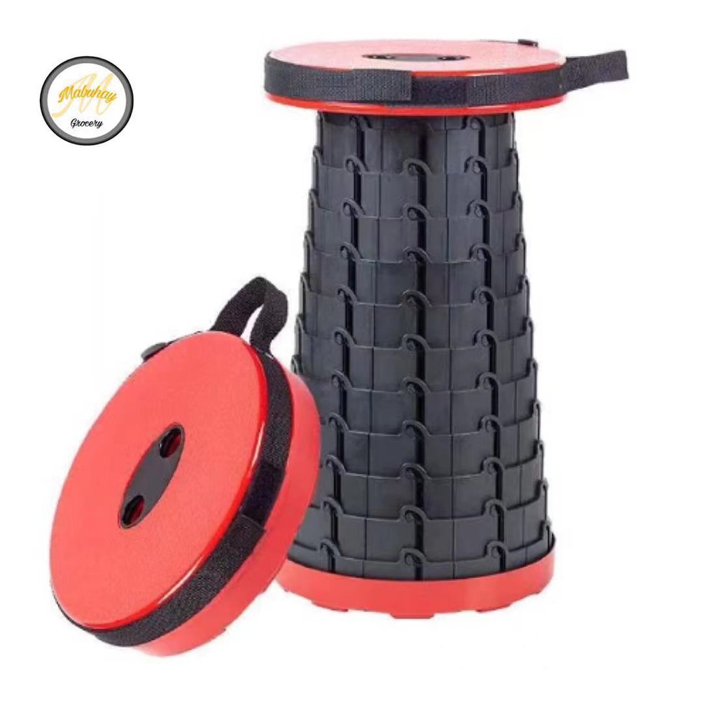 MABUHAYGROCERY Folding Extension Stool Portable Telescopic Stool