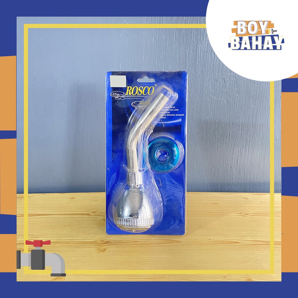 Rosco Shower Head With Stainless Arm RO812 Shopee Philippines