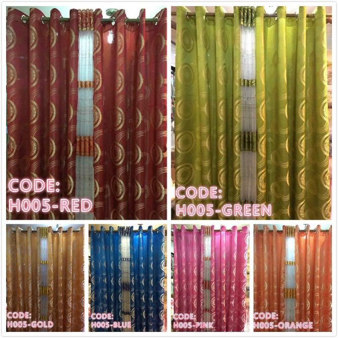 CURTAIN(3PCS IN 1SET) CODEH005（CURTAIN HANS） Shopee Philippines