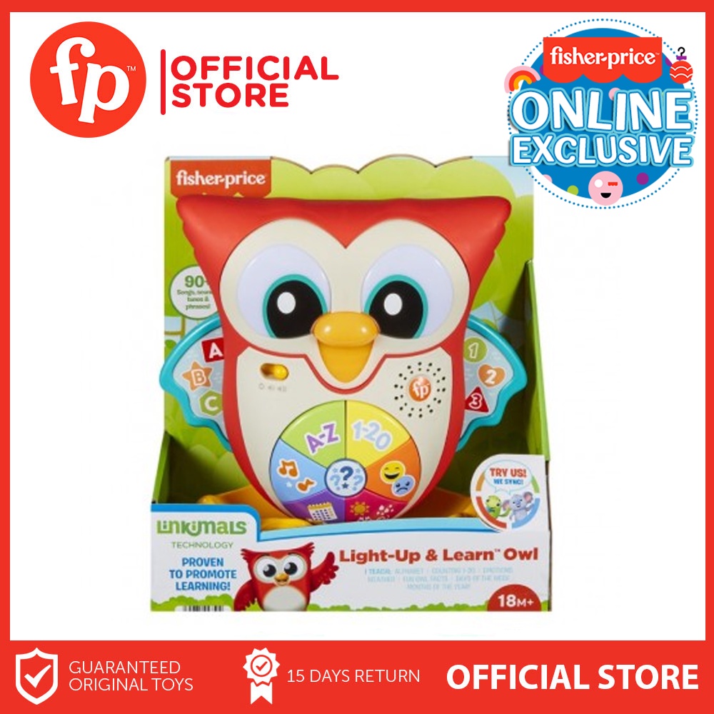 FisherPrice Linkimals LightUp & Learn Owl Interactive Musical