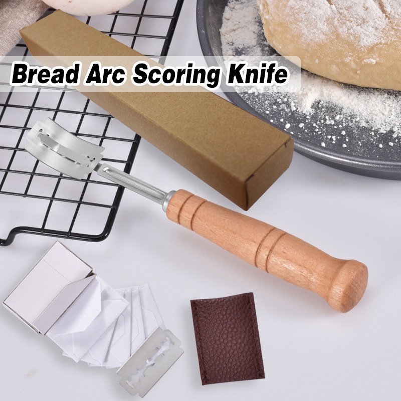 Bread Lame Bakery Scraper Bread Knife Slicer Dough Breads Scoring Lame Bread Arc Scoring Knife