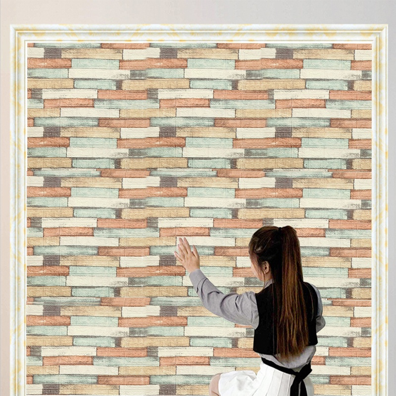 Wallpaper 3D Wall Sticker Waterproof Foam Sticker Bedroom Decoration