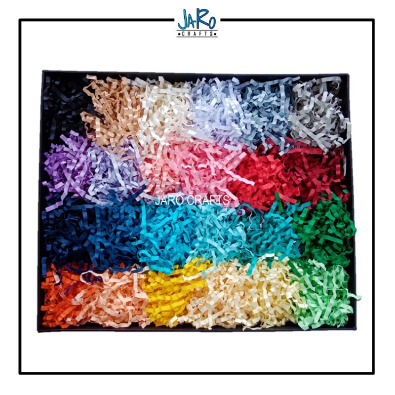 Crinkled Shredded Paper Fillers (1 Kilogram) Shopee Philippines