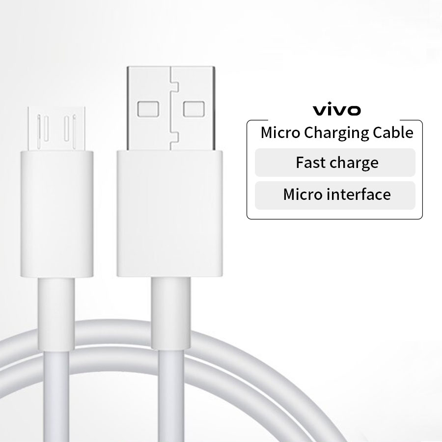 Rayo de Nylon Fuerte Micro USB Data Sync Cargador Cable Vivo S1 Y11 Y12